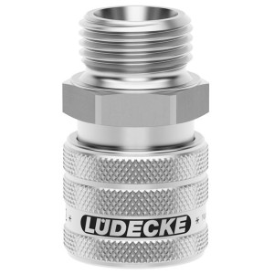 Luedecke ESER 38 A - Série ESE DN 7.2 - Raccords avec fileté mâle cylindrique