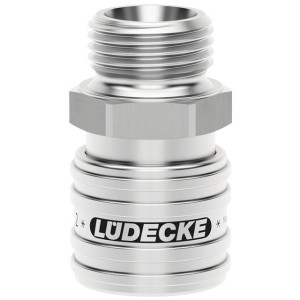 Luedecke ESEG 38 AO - Série ESE DN 7.2 - Raccords avec fileté mâle cylindrique