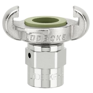 Luedecke EKTQ 133 V - Claw hose couplings with sleeve...
