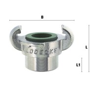 Lüdecke EKI 10 V - Klauen-Innengewindekupplungen (DIN 3