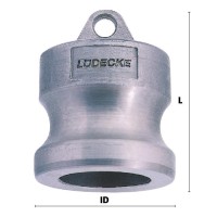 Lüdecke 200-DP-SS - Vaterteil-Verschlusstopfen (DIN EN 
