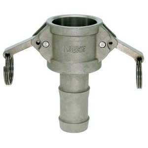 Luedecke 100-C-SS-BU - Nut parts with hose barb...