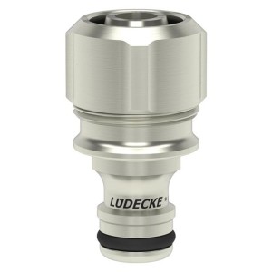 Luedecke WPN 13 SQ - WaterProfi plug with hose squeeze nut