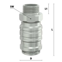 Lüdecke WPN 34 AAB - WaterProfi Kupplungen mit Au&szlig