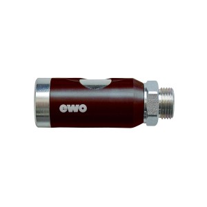 EWO DN 7.4 Safety coupling, black, Push button,...