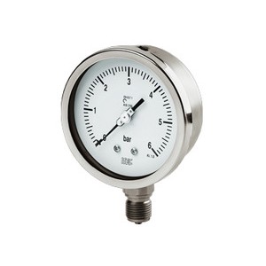 Stainless steel pressure gauge 63-P600