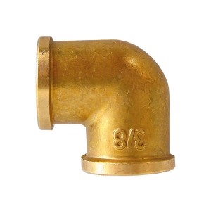 EWO elbow 90° (brass) with female thread, 2× G...