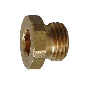 EWO Blanking plug (brass) with male thread, External and...