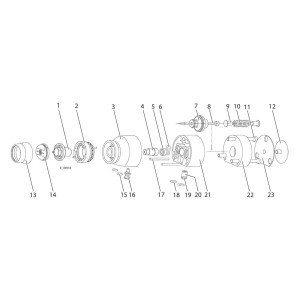 Spare parts, GA 1900, 12. Locking screw (2394342)