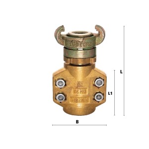 MODY-Safety-Hose Couplings with brass safety clamp - SSG...