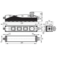 Schmersal BDF200-SD-NH-LTBU-LMGN-LMRD (103033342)