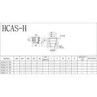 Timmer Press-fit half cartridge HCAS-H10B