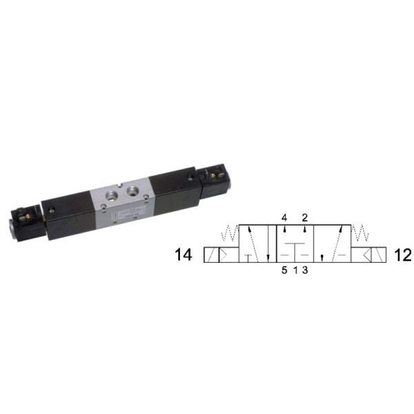 Timmer 5/3 Magnetventil B federzentriert AZ5223PEE-24V=