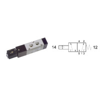 Timmer 5/2 Electroválvula con ret slider