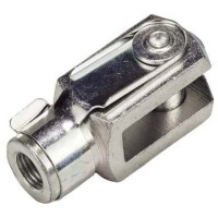 Timmer Clevis - acciaio, Zincato con perno a 
