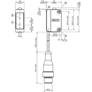 SICK Kontrastsensoren KTM KTM-LN557A2P (1105834)
