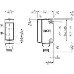 SICK Kontrastsensoren KTM KTM-WP11171P (1082797)