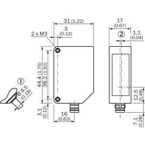 SICK Laser-Distanzsensoren OD Mini OD1-B015H05A14 (6050499)