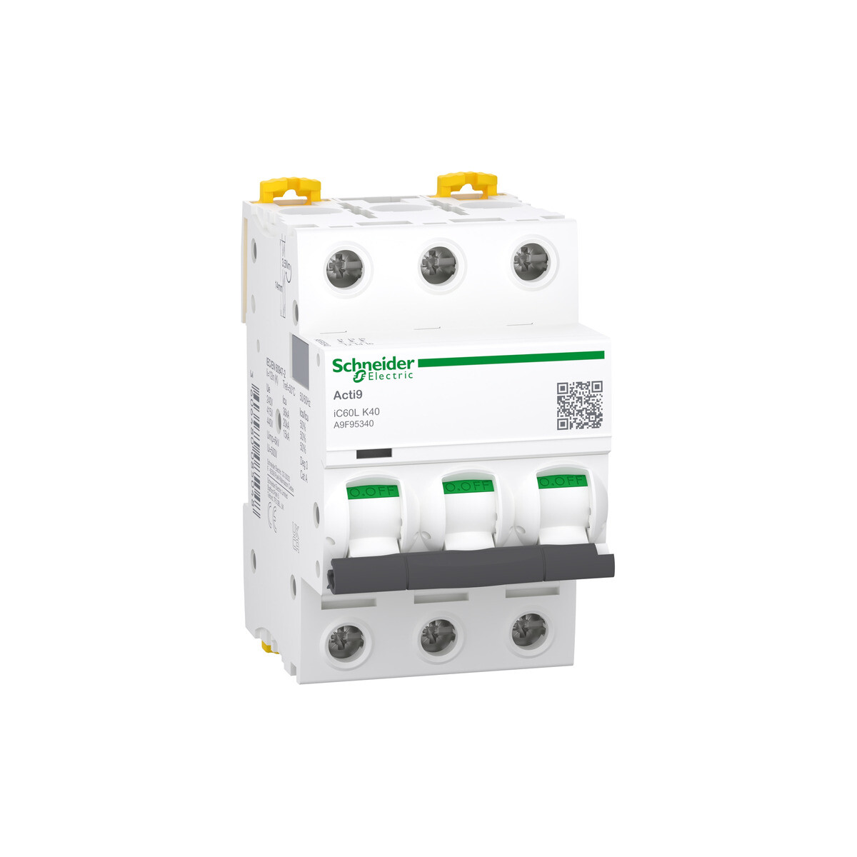 Schneider electric A9F95340 Leitungsschutzschalter iC60L, 3P