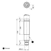 Datasensing FAI4/BN-1E Photoelektrischer M18-Rohrsensor 4