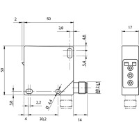 Datasensing Q50IS/B0-0E Photoelectric compact 50 x 50 4