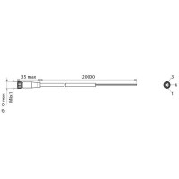 Cable de conexión Datasensing CD08/0A-200A1 3