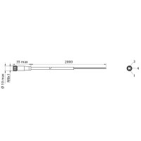 Cable de conexión Datasensing CD08/0A-020A5 3