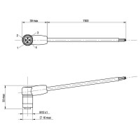 Datasensing CD12M/0B-070C1 Connection cable 3