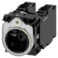 Siemens holder, 3-fold, plastic, 1 NO+1  gallery