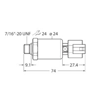 Turck Pressure transmitter with voltage  slider