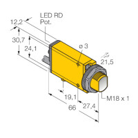 Turck Retroreflective sensor SM2A312LP slider