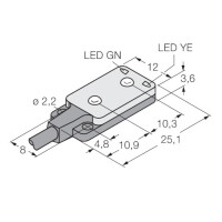 Turck Diffuse mode sensor VS2RN5CV15Q slider