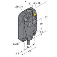Turck Sensore a tasteggio diretto Q10RP6 slider