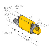 Turck Fibre optic sensor SM2A312FQD slider