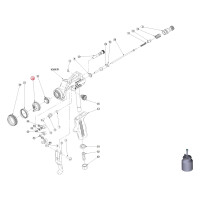 Krautzberger Air nozzle, type XE, flat/r gallery