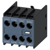 Siemens Hilfsschalter, frontseitig, 4 S, gallery