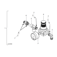 Spare parts AirCoat regulator set for EvoMotion 20-30