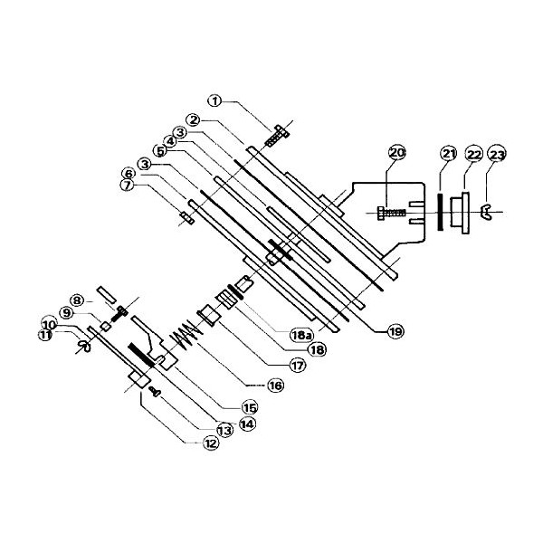 Spare part for Clemco metering valve FSV: 9. FSV-12 Spacer