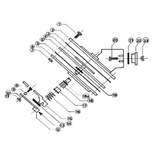 Spare part for Clemco metering valve FSV: 15. FSV-9 Handle