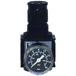 Pressure regulator EWO variobloc type 481 with gauge