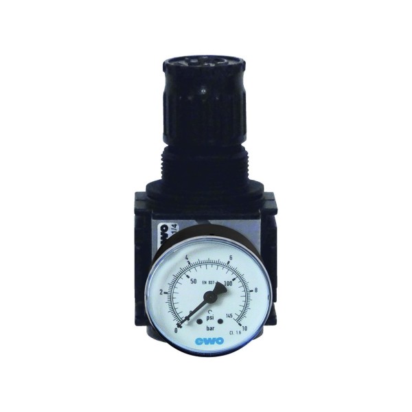Precision pressure regulators EWO variobloc type 495 w gauge