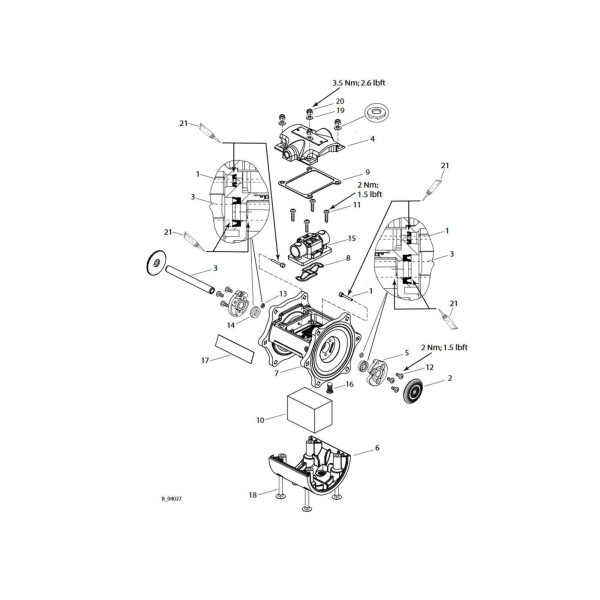 WAGNER Spare parts motor ZIP52 otsstore