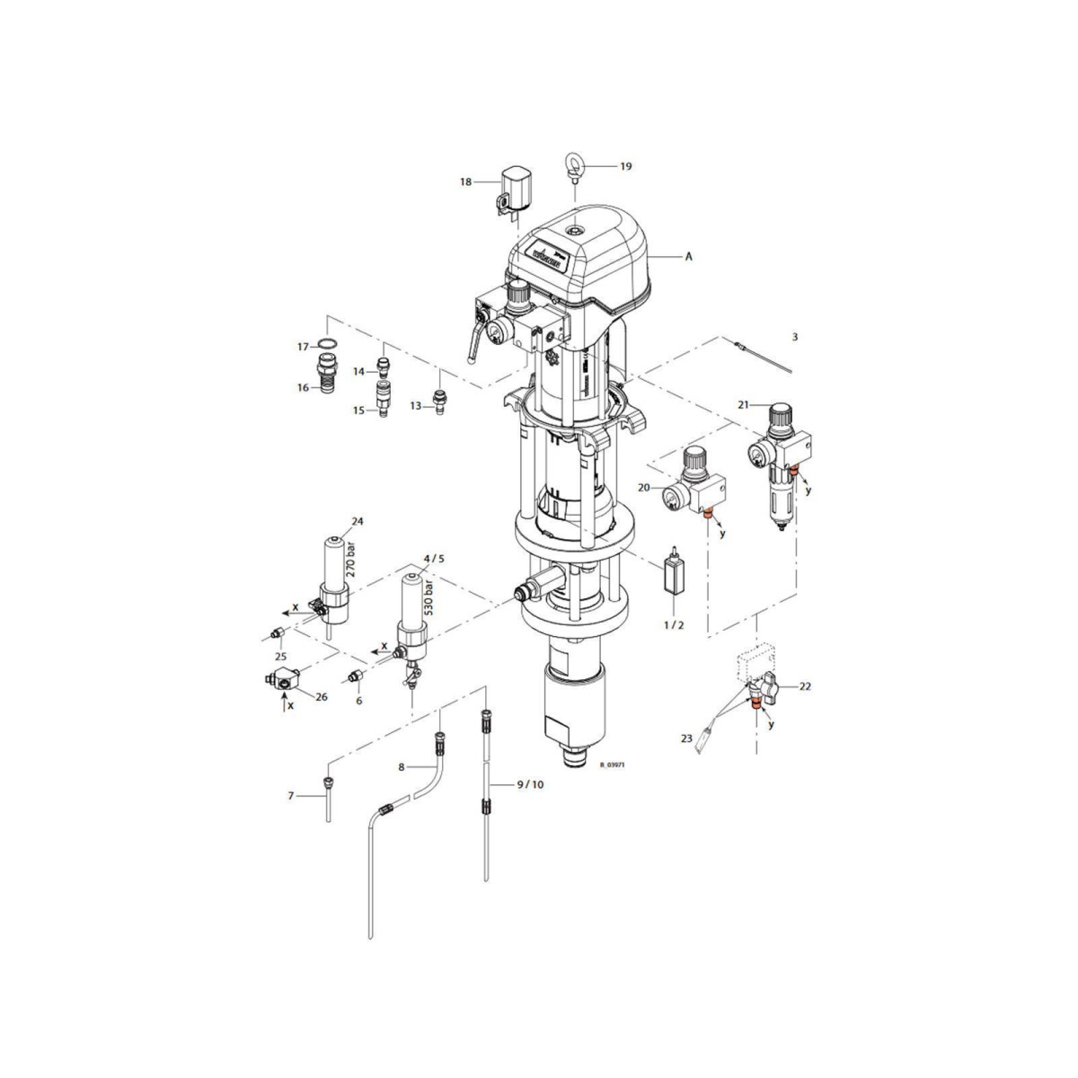 Accesorios Wagner Puma 8-300 salida de producto