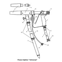 Pezzo di ricambio clemco POWER Gun Universal Pistola di sabbiatura