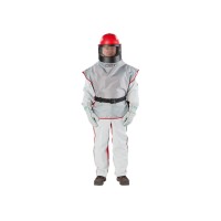 Clemco Blaster suit with leather front