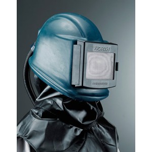 Commander Shotblasting helmet, Respirator