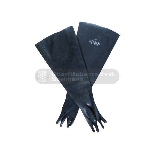 Sandblasting gloves RGS 80cm, cotton lining, smooth