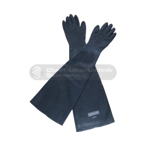 Sandblasting gloves RGA 80cm, cotton lining, rough