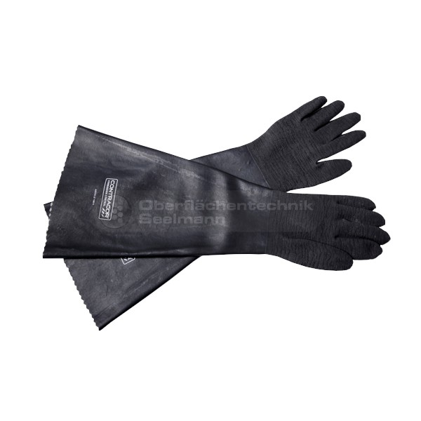 Sandblasting gloves RGA 60cm, cotton lining, rough