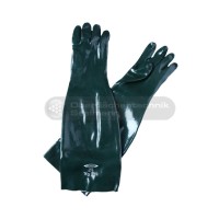 Sandblasting gloves 60cm, cotton lining